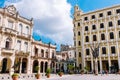 Plaza Vieja square in Old Havana, Cuba